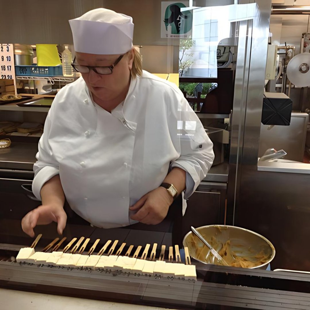 Throwback to cooking in an amazing Sushi bar in Japan! I love looking back on my amazing travels. #SushiBar #JapanTravel #TravelMemories #ExploreJapan #SushiLover #JapaneseCuisine #FoodieAdventures #SushiChef #RosemaryShrager