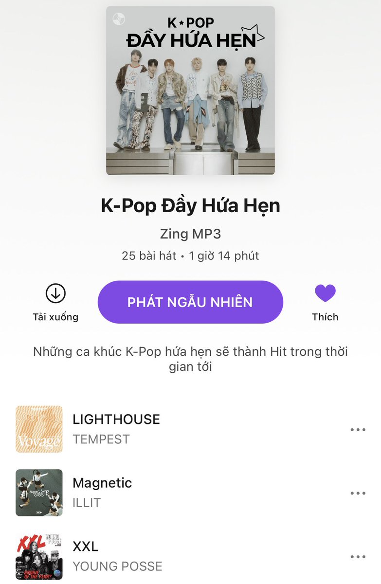 Hanbin_Cloud98's tweet photo. Nay mới tải Zing Mp3 về lại... thấy  Tempest ngay luôn. Hy vọng sẽ có nhiều người quan tâm nhóm hơn nữa💜 https://t.co/LhlDqAP6NG