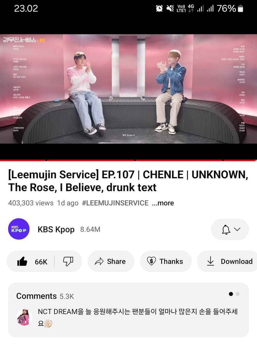 cloverpiee's tweet image. 🎹 LILSUNS STREAMING PAWTY 🎤

Lee Mujin Service with CHENLE Road to 500k Views 😼🔥

📎 shorturl.at/mnzM2

Tags: @hoseehosie @nndzcl @EchAriawan 
Let’s stream harder for our music star #CHENLE ⭐️🎵 

#BeautifulTimeWithCHENLE 
#LilsunsOnYouTube