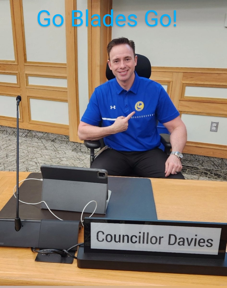 troy davies (@troydavies4) on Twitter photo Thanks to <a href="/BladesHockey/">Saskatoon Blades</a> for the special gear for today's Council meeting. Pack the house <a href="/SaskTelCtr/">SaskTel Centre</a> for a long playoff run starting Thursday!! #BleedBlue Thanks to <a href="/BladesHockey/">Saskatoon Blades</a> for the special gear for today's Council meeting. Pack the house <a href="/SaskTelCtr/">SaskTel Centre</a> for a long playoff run starting Thursday!! #BleedBlue