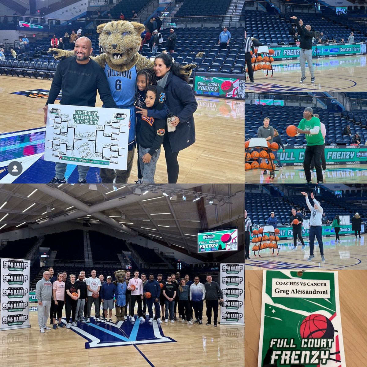 Great time this morning supporting <a href="/SportsRadioWIP/">SPORTSRADIO 94WIP</a> and <a href="/PhillyCvC/">American Cancer Society Coaches vs. Cancer, Philly</a> Full Court Frenzy event! All the BIG 5 ballers &amp; Celebs represented, but a big shoutout to my guy <a href="/CoachAshHoward/">Coach Ash Howard</a>…champ!  #ATTITUDE