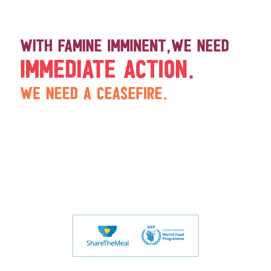 🆘 Famine is imminent in the north of Gaza. Click the link in our bio to donate today 💛 #Palestine #Gaza #WestBank