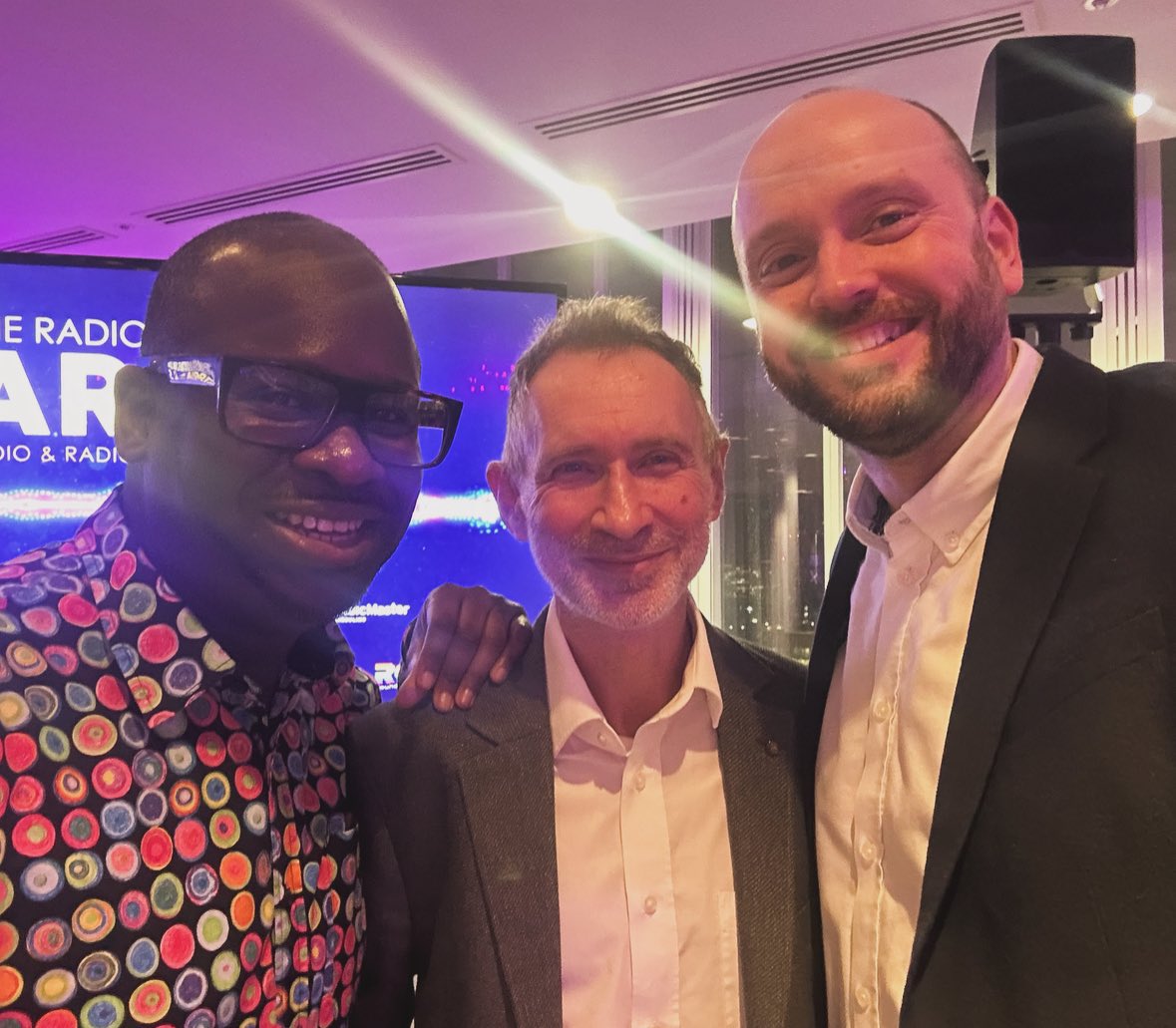 An honour to have been working with the @radioacademy & last night to have been invited to the @NewsUK building for the nominations. Congratulations to those shortlisted. So many friends&colleagues - brilliant to see @TimesRadio @David_Friend01 & @bbc5live @EdwardAdoo.