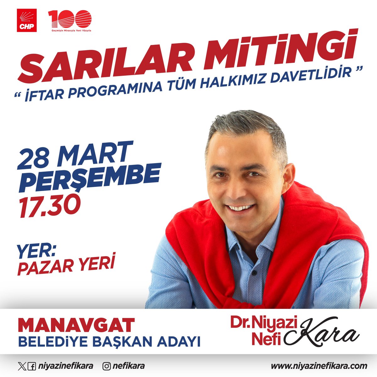 Sarılar mitingimize tüm halkımız davetlidir.
