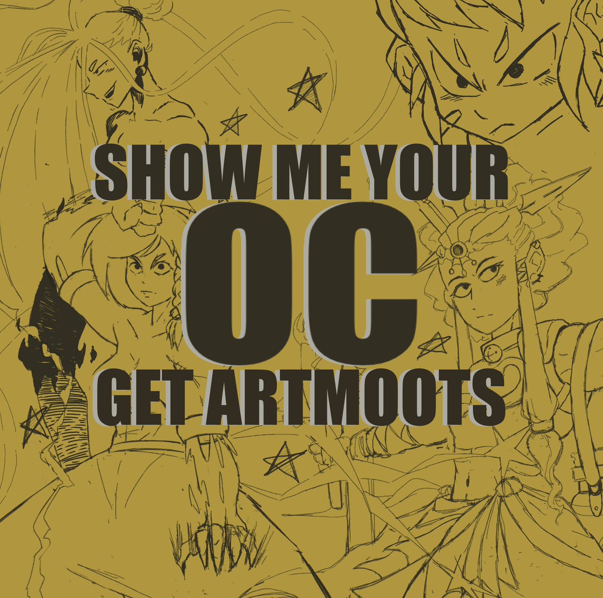 5_StarGold's tweet photo. 🌟OC #artmoots follow spree🌟

💫Post your original character 
💫Comment on other people’s OCs
💫Follow anyone who comments 
💫 Make sure to follow back 
💫RT this post

This was super successful before so let’s meet new artists and share our creativity! Let’s support each other! https://t.co/fDUvbkHOXc