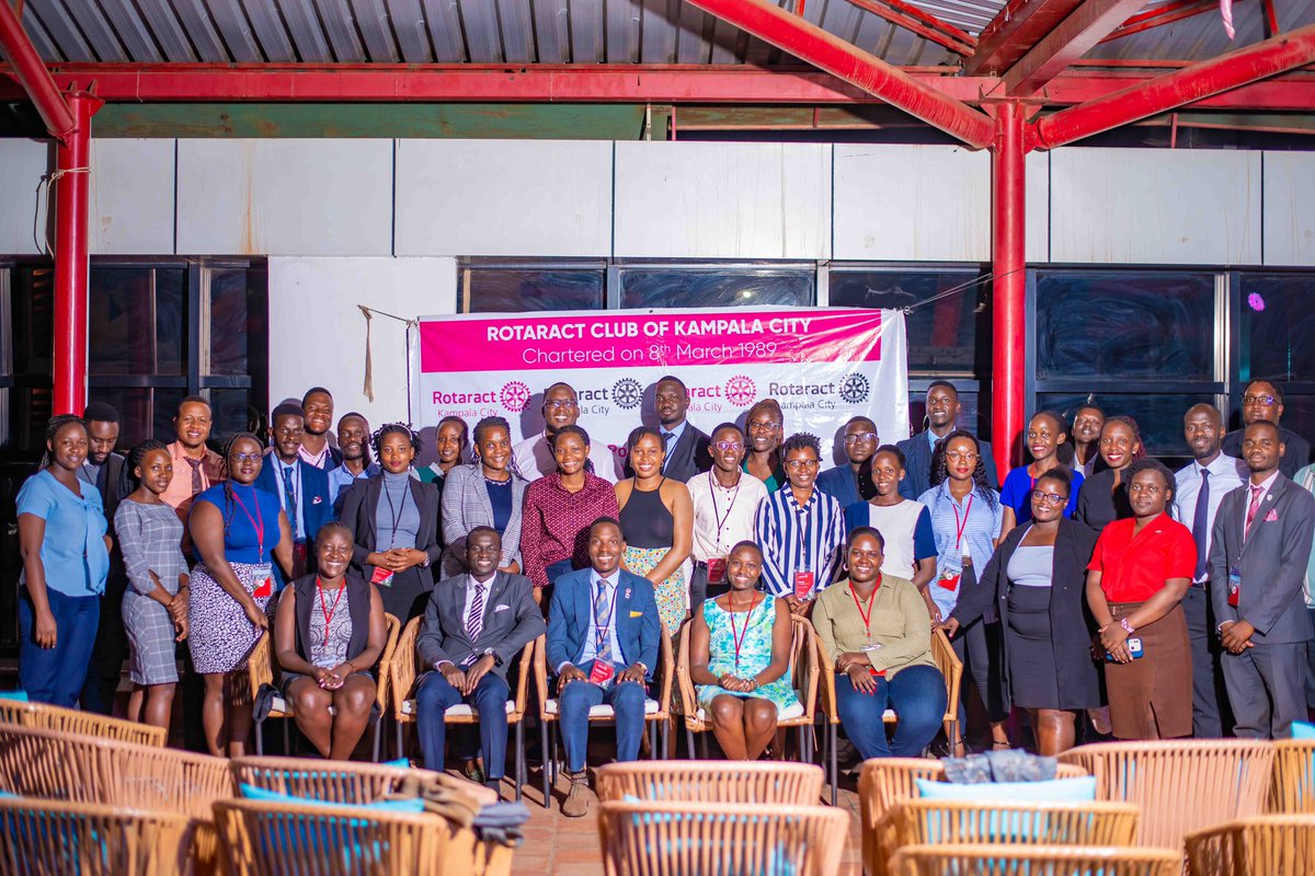 Congratulations to our Rotaract Club of Kampala City upon the 35 Years of Service and Development. May we continue to shine, show the way and always Create Hope in the World! 🥂