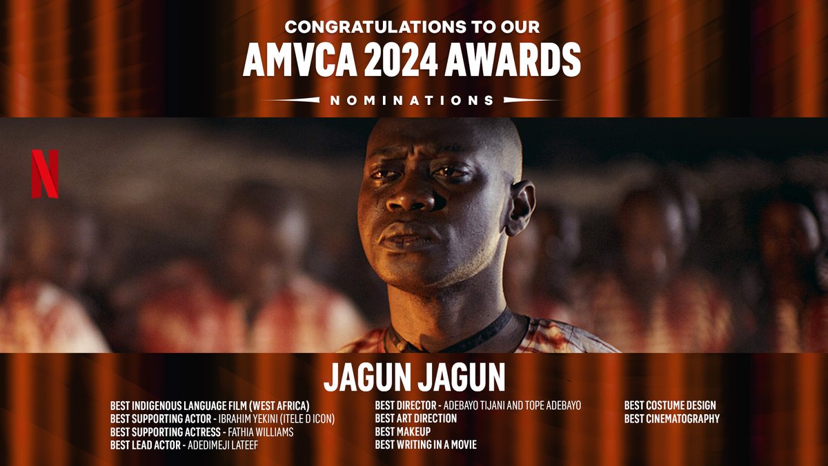 NetflixNaija's tweet photo. Congratulations to all our AMVCA nominees. Let's keep celebrating African stories 🌟 🎬 https://t.co/yXtcGK4OMb