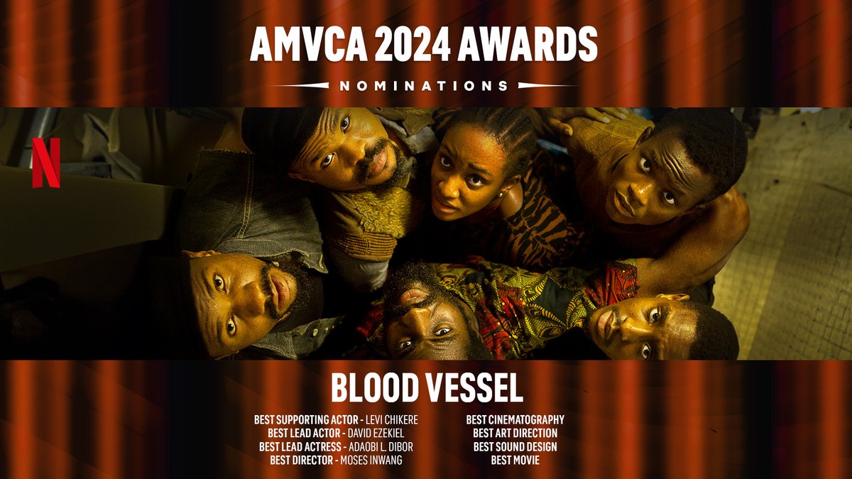 NetflixNaija's tweet photo. Congratulations to all our AMVCA nominees. Let's keep celebrating African stories 🌟 🎬 https://t.co/yXtcGK4OMb