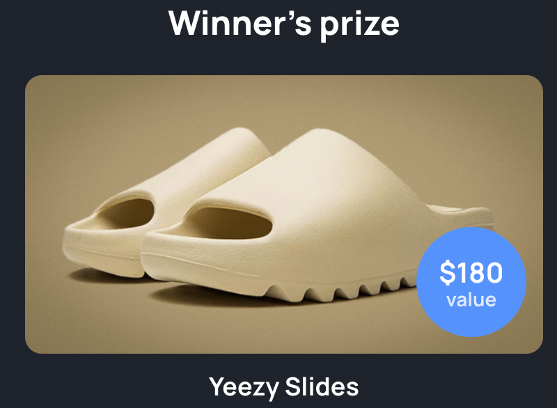 5Card_Draw's tweet photo. Tonight's winner takes home a pair of Yeezy Slides 🔥 https://t.co/5xpYch9pCB