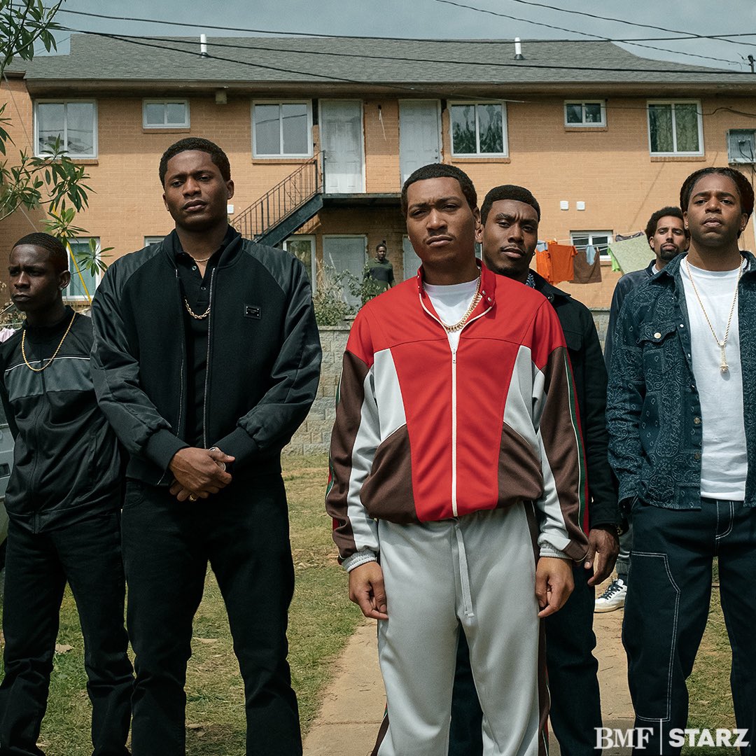 BmfTVWriters's tweet photo. BMF EP. 305: "The Battle of Techwood" written by the mind of @WriterLe premieres this Friday at midnight on @STARZ!  #BlackMafiaFridays #BMF #BMFStarz https://t.co/rXbsXMxorX