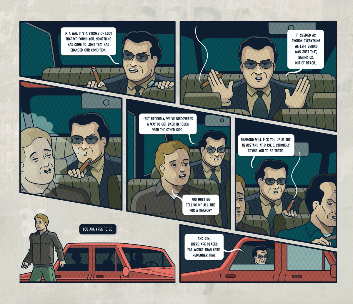 topshelfcomix's tweet photo. Peek into IN PERPETUITY by Peter and Maria Hoey!
"The Hoey siblings (THE BEND OF LUCK) twist pulp fiction into Lynchian strangeness in this savvy noir thriller set in the land of the dead."-Publishers Weekly
On sale April 16th: https://t.co/ggLPkijwJM
#InPerpetuity @CoinOpBooks https://t.co/Y9mWQ7EA9D