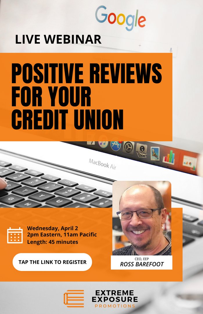 EEP_SEO's tweet photo. Exciting news! Our #webinar is almost here. Learn how to leverage positive reviews to boost your financial institution's #onlinepresence. Reserve your spot now: https://t.co/J3sejTTX0M https://t.co/5OZ4bCO055