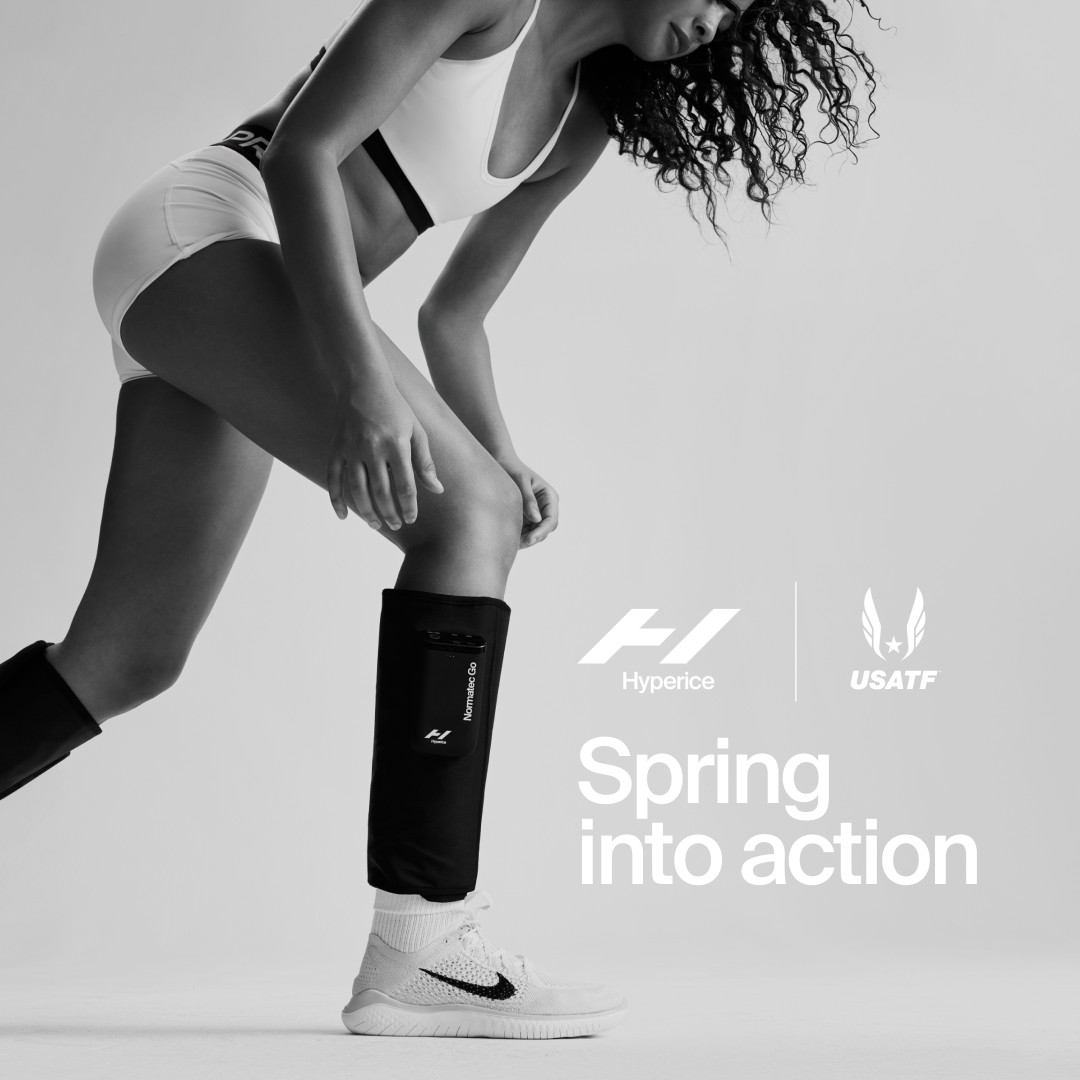 Spring into action with @hyperice the Official Recovery Technology Partner of USATF. 🏃 Warm up and recover faster with the ultimate addition to your training routine. Designed to unlock sore muscles and help you move better so you can always perform at your peak.