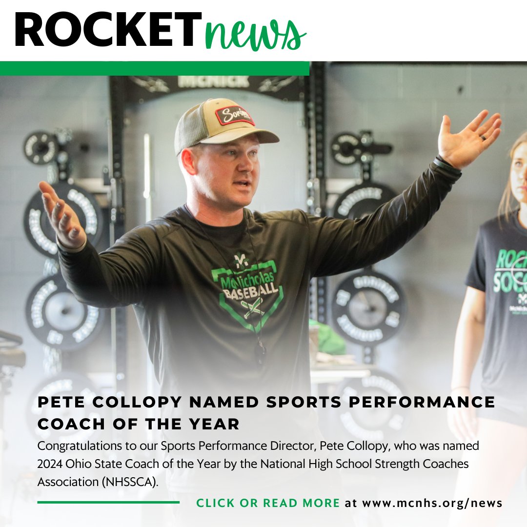 Congratulations Coach Pete! Read more about this achievement at mcnhs.org/news.