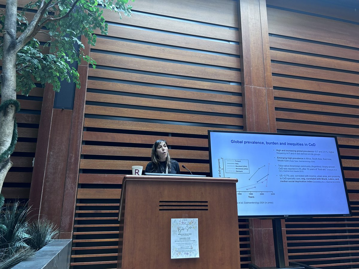 Ines Pinto-Sanchez (@inespintosanch1) on Twitter photo Dr Elena Verdu, <a href="/VerduLab/">Verdu Lab</a> giving a brilliant presentation at our Division Farncombe noon rounds on Celiac disease- highlighting issues with inequities in global prevalence. We need to do better to collect this data to better help our patients! <a href="/machealthsci/">McMaster Health Sciences</a> @FFDHRI <a href="/CCAceliac/">Celiac Canada</a> Dr Elena Verdu, <a href="/VerduLab/">Verdu Lab</a> giving a brilliant presentation at our Division Farncombe noon rounds on Celiac disease- highlighting issues with inequities in global prevalence. We need to do better to collect this data to better help our patients! <a href="/machealthsci/">McMaster Health Sciences</a> @FFDHRI <a href="/CCAceliac/">Celiac Canada</a>