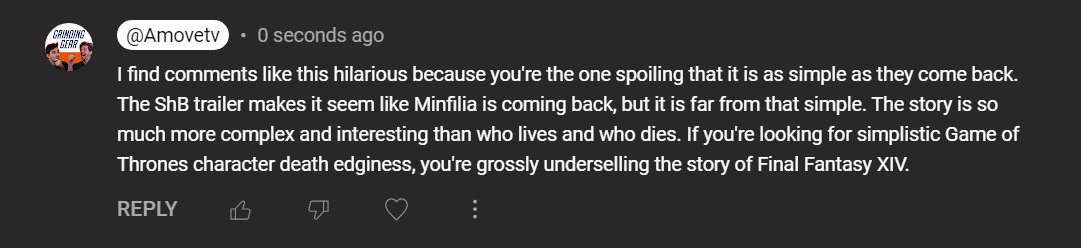 To everyone shaming us for not being complete Dawntrail media virgins, we're going to make this a sign so we can tap it. Shadowbringers spoilers within: