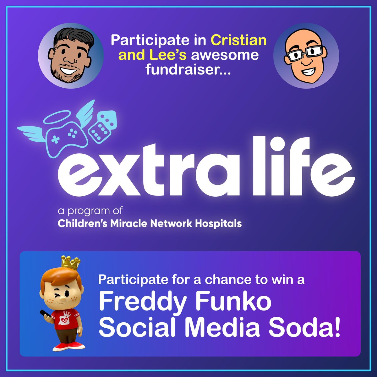 Hello Funatics!!! Hope you’re all having a great day! As you know me and @FunkoLeeM love to give back to our Funko community and this time we have a special opportunity for you to score at SMS! For the past 2 year I’ve raised funds for extra life for kids, and 2024 would mark the