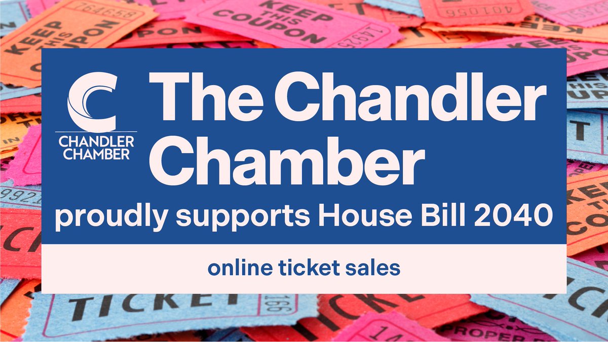 It’s time to crack down on #ticketbots & level the playing field. The Chandler Chamber advocates for fair online ticket sales to protect local business & consumers, & a ban on bots to purchase tickets. #AZleg #tickets