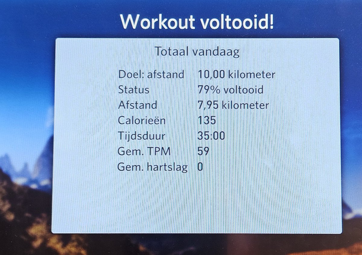 Vanmiddag weer 'bezig' geweest bij @sportcity #Schiedam. Eerst  een half uurtje  gefietst (7,95 km).  Daarna  krachttraining 😉🦵🏽💪🏽.