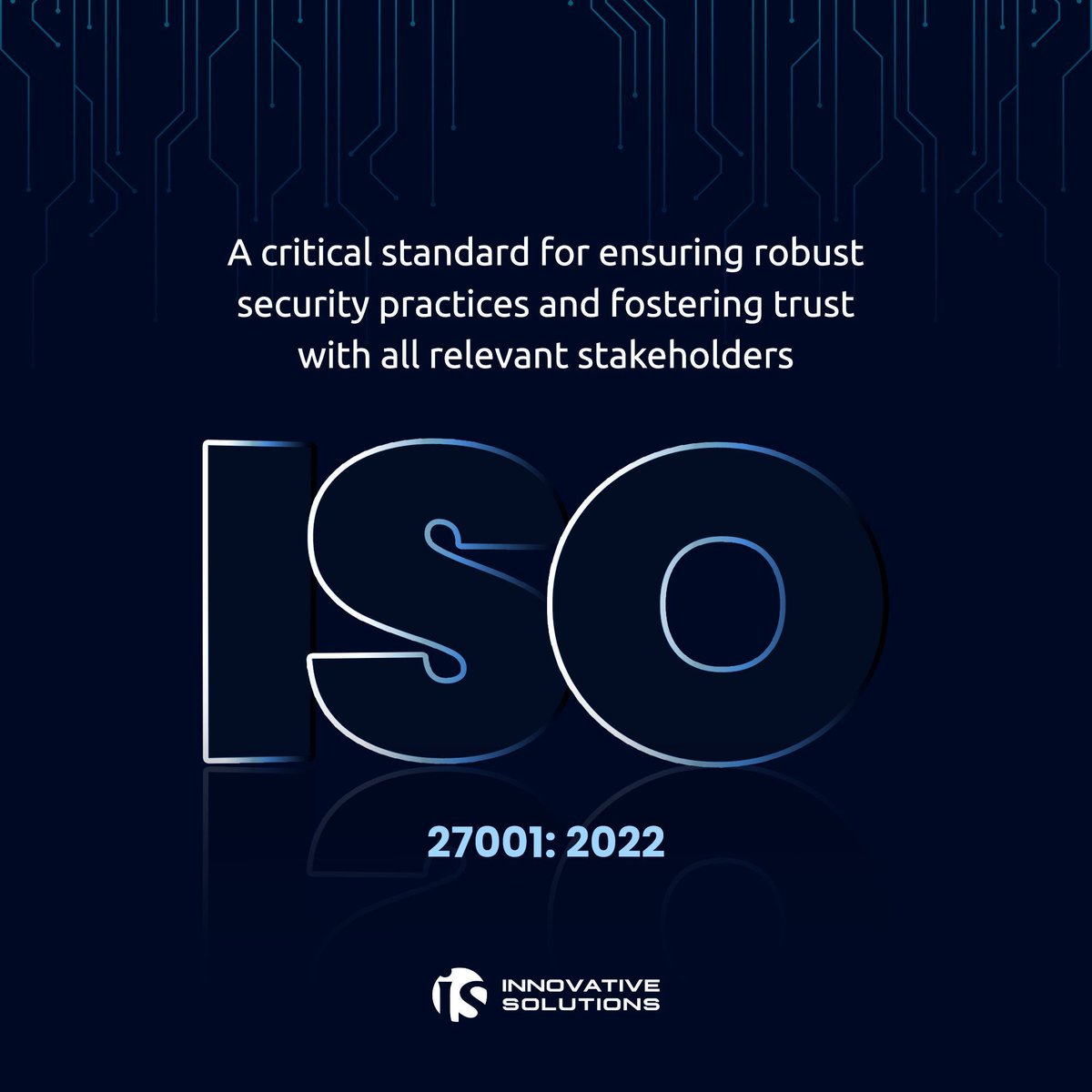 is_arabia's tweet photo. ISO 27001: 2022: 
A critical standard for ensuring robust security practices and fostering trust with all relevant stakeholders
#DataSecurity #InformationSecurity #ISO27001 #Cybersecurity #InnovativeSolutions #Statistics #Recovery #ImplementationProcess #innovativesolutions https://t.co/xIGORrm1Rx