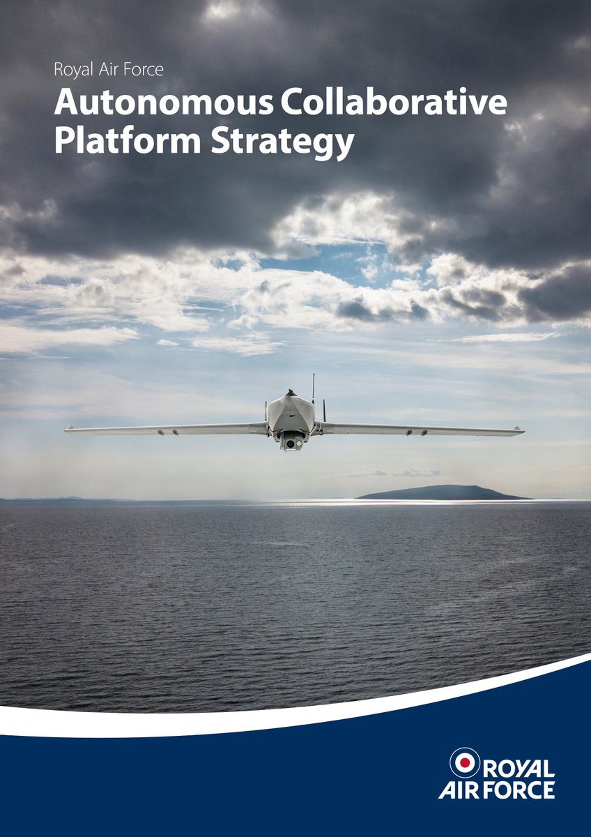 A new strategy launched today sets out how Autonomous Collaborative Platforms will be introduced into frontline service over the next decade to deliver battle winning military capability as part of a national or coalition force. More info: raf.mod.uk/news/articles/…