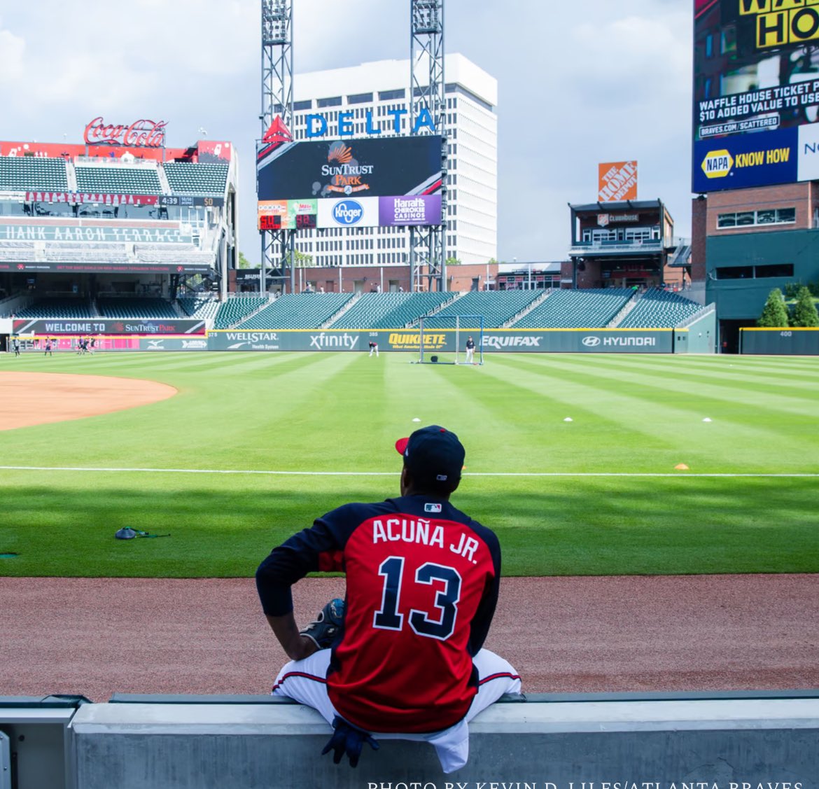 erininatlantaa's tweet photo. I love how Acuña opened up about his depression and how it got him here today. #MentalHealthAwareness you are not alone. Don’t be afraid to speak up if you are struggling. #AsOneAtl #ForTheA https://t.co/4VJXj01Ihm