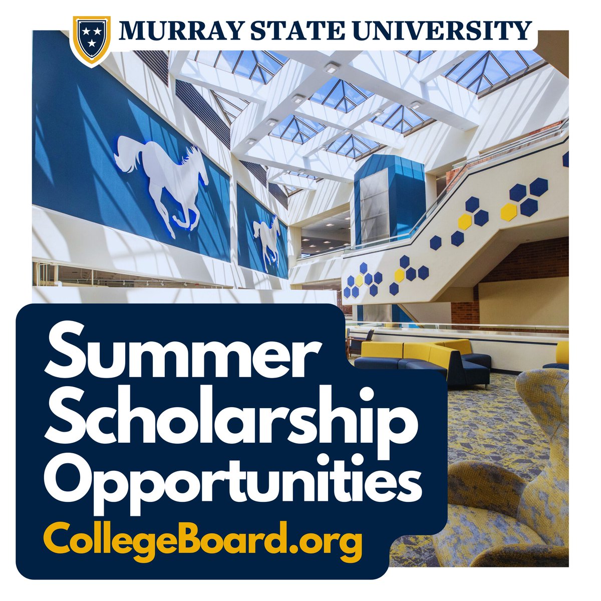 msustudentmoney's tweet photo. Taking summer classes at Murray State University?
Check out https://t.co/JV7a4R6PQd to apply for summer scholarships today!
#murraystate #murraystateracers #murraystateuniversity #GoRacers #WeAreRacers https://t.co/XsoZQsUlYq