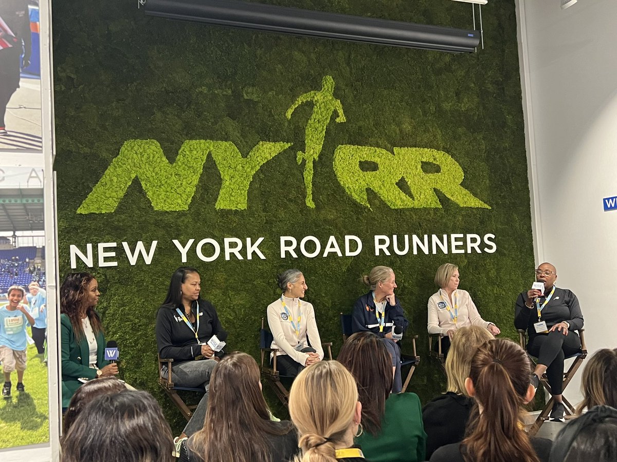 Wonderful @wisenycmetro event with @nyrr women senior leaders this am! @wiseworks @Crystal__Howard @ChristineRBurke @ResourceFullE #womeninsports #leadership #running #sustainability