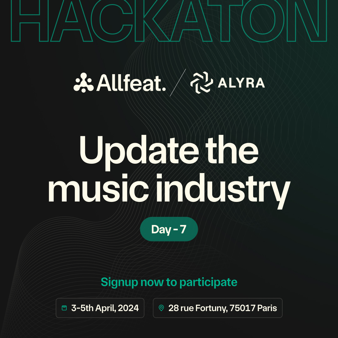 D-7.

There is one week left before the launch of the event in collaboration with @AlyraBlockchain.

✅ Make sure your registration is complete!  Not yet registered?
It is still time ! urlz.fr/pHq7

This is the perfect opportunity to revisit the challenges of these 3