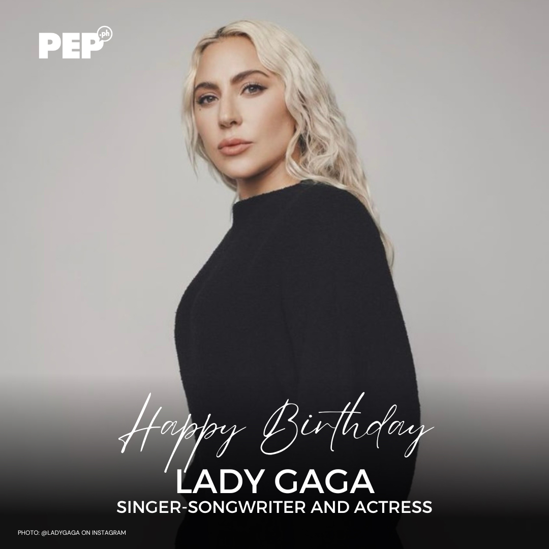 PEPalerts's tweet photo. Happy birthday, Lady Gaga!

For more celebrity news and updates, visit https://t.co/AVHYA3tGO3! https://t.co/0wf5iMsyMJ