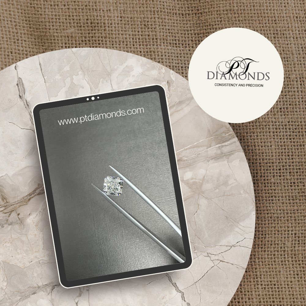 PTDiamondsInc's tweet photo. Adding a touch of brilliance to your collection! Our Square Radiant cut natural diamond, boasting a stunning 4 carats, is en route to its delighted owner. 💎#radiantdiamond #ptdiamonds #diamondwholesale #loosediamonds #diamondsupply #squarediamond  #naturaldiamonds https://t.co/B9Hz6tyQF0