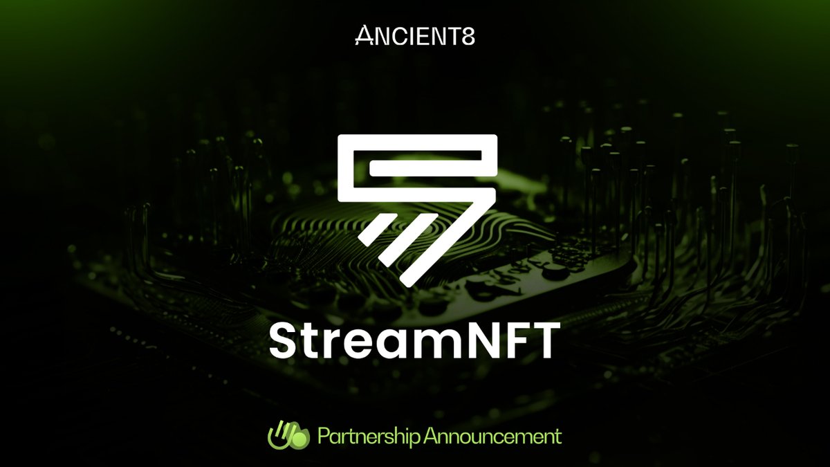 News1Lead's tweet photo. 🎮 @Ancient8_gg has developed a partnership with @StreamNFTHQ, an NFT utility infrastructure provider.
🟢 #StreamNFT specializes in NFT infrastructure, offering services like NFT rentals and loans. Integration with #Ancient8 will enrich the Web3 gaming ecosystem.
🔽 VISIT
https://t.co/P04ZqvR5if