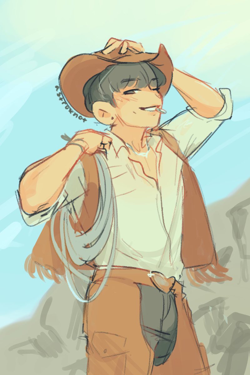 「yeehaw  」|aris (•ɞ•) armychoice eraのイラスト