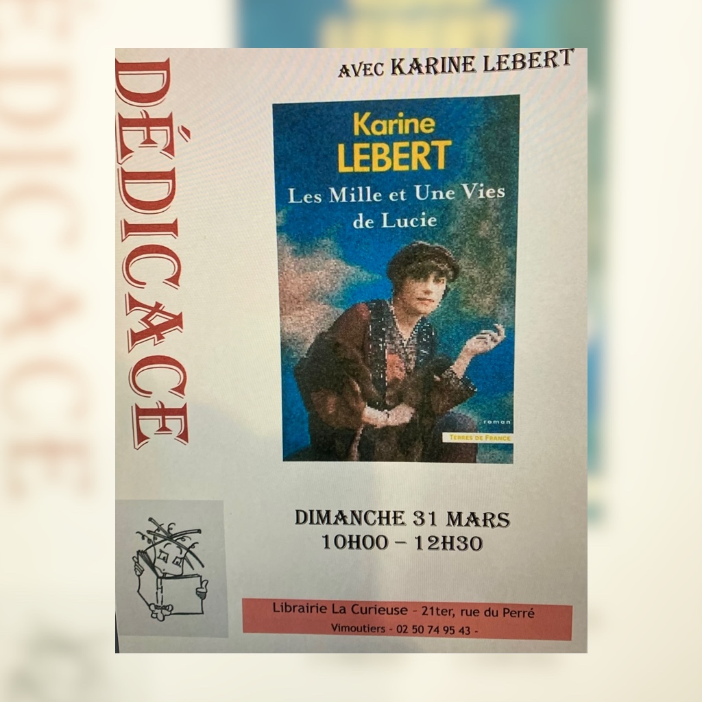 Dimanche, de 10 heures à 12 heures 30, à la librairie La Curieuse à Vimoutiers (61)