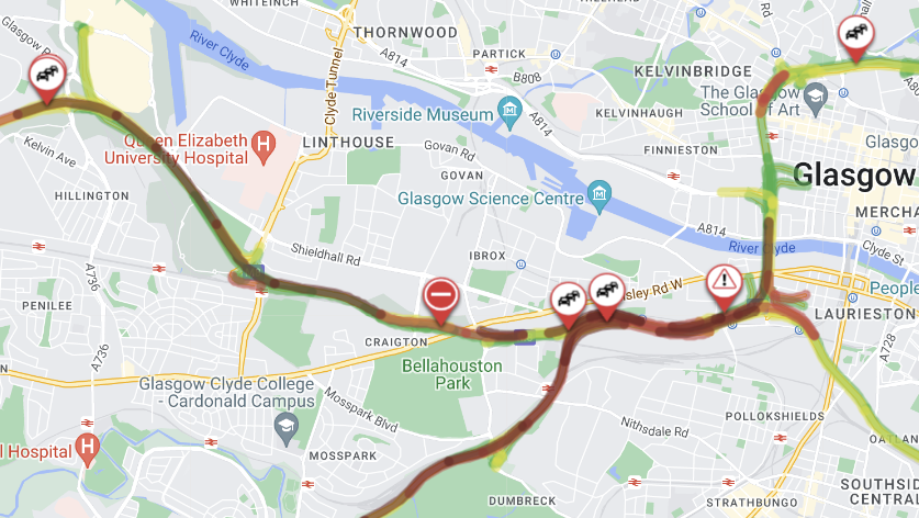 trafficscotland's tweet photo. ❗️NEW⌚️16:22
🛣️#M8 /#M74 (Eastbound)
Traffic heading eastbound from the #M8 onto the #M74 is building due to a breakdown.
Updates to follow. Please use #Altroutes if possible
@SWTrunkRoads https://t.co/sFDpmNi3w1