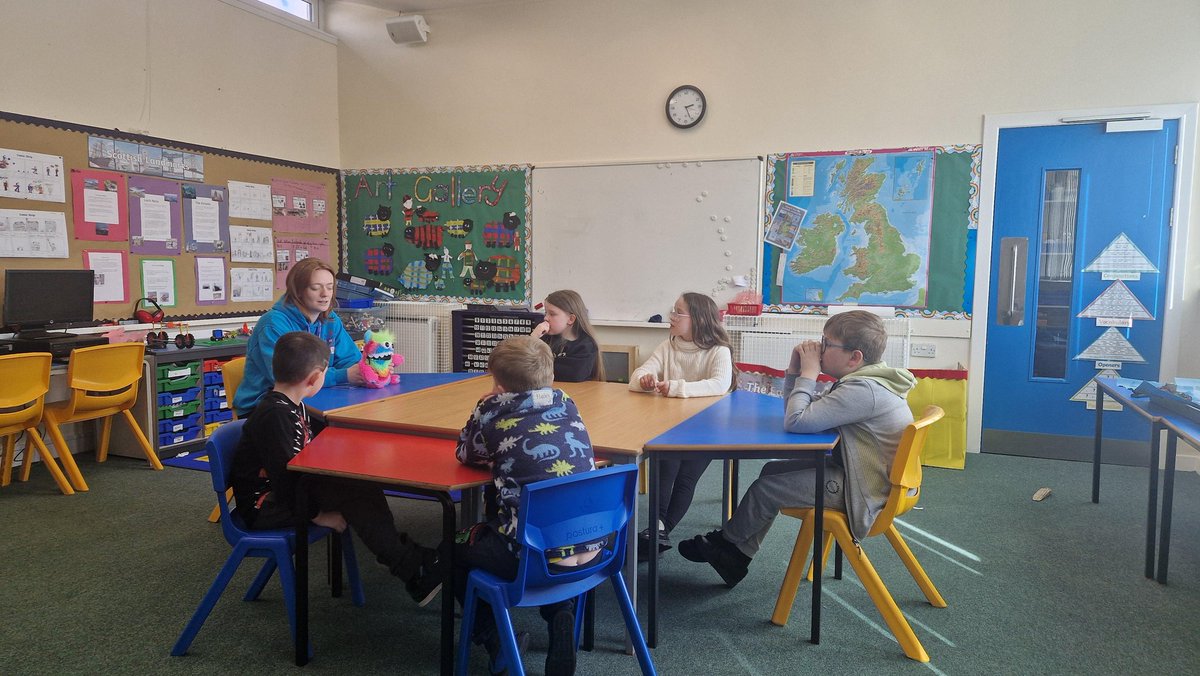 NewbiggingPS's tweet photo. Thanks to Steph from @AngusYoungCarer for coming to speak to us about what a Young Carer does and what support is available. https://t.co/htvETcmdiY