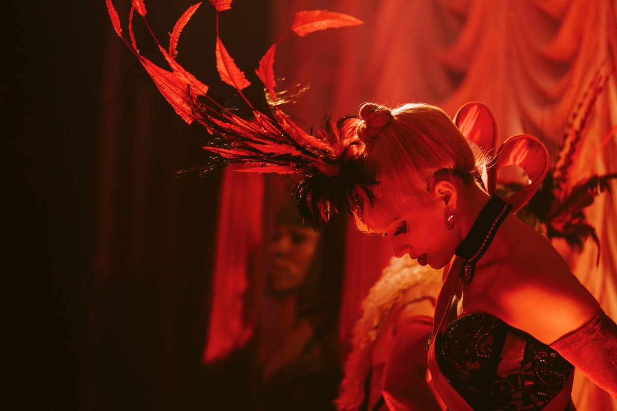BlumenthalArts's tweet photo. Happy World Theatre Day, Bohemians! 

To celebrate, we're sharing these spectacular moments captured #FromTheWings with the company of @MoulinRougeBway! https://t.co/zBlHALRvFM