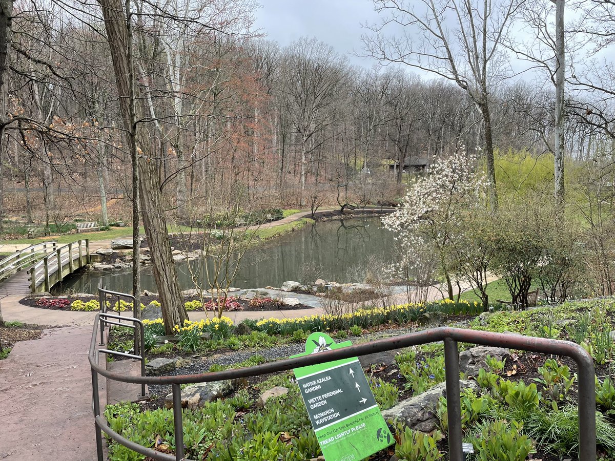 angelawwebb's tweet photo. A pretty tranquil place to plan tomorrow’s middle grades science methods class on community science. Excited to work with the Edith J. Carrier Arboretum @JMU! https://t.co/3Fgr8ywcs3