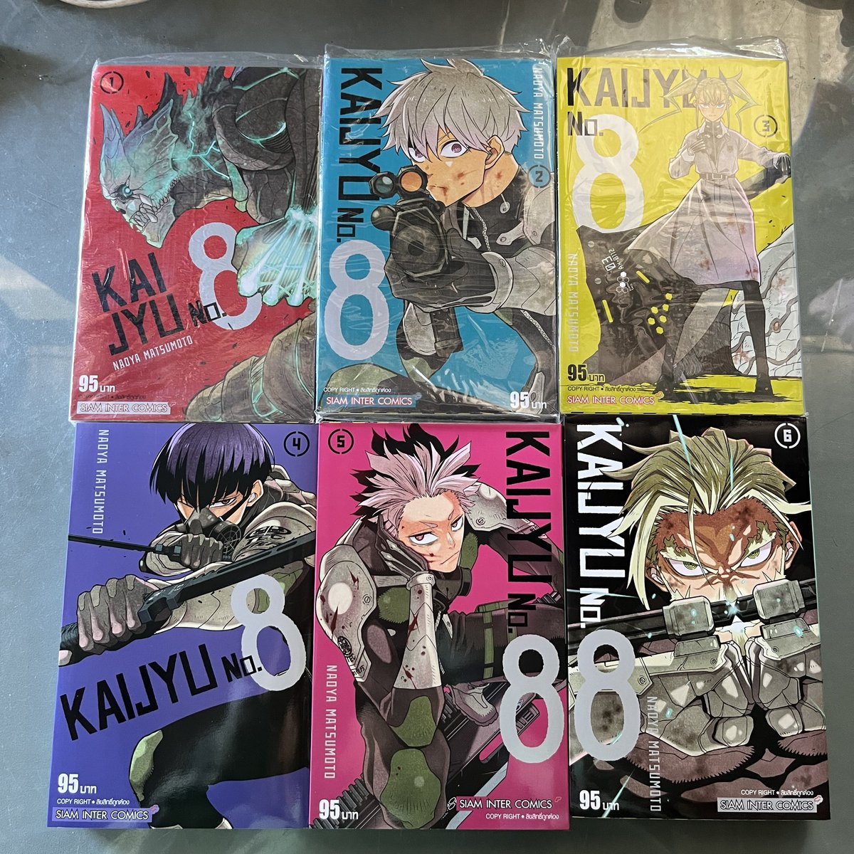 luvubutt's tweet photo. ไคจูหมายเลข 8 เล่ม1ถึงเล่ม6 
✉️500 คับ ค่าส่ง50 นัดรับสยามได้งับ 
#ตลาดนัดไคจู #ตลาดนัดkaijyu #มังงะมือสอง #มังงะมือสองสภาพดี #ตลาดนัดมังงะ https://t.co/wt3uo9A2m5