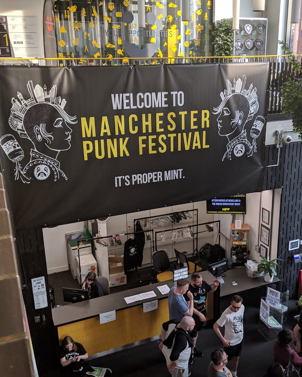 This weekend, our close friends at @MCRPunkFest celebrate their ninth birthday with a frankly absurd lineup. We will of course be there punctuating the good times with amazing beer like the extremely rare cans of the exclusive MPF24 x Signature Brew collab beer, Queen Bee!