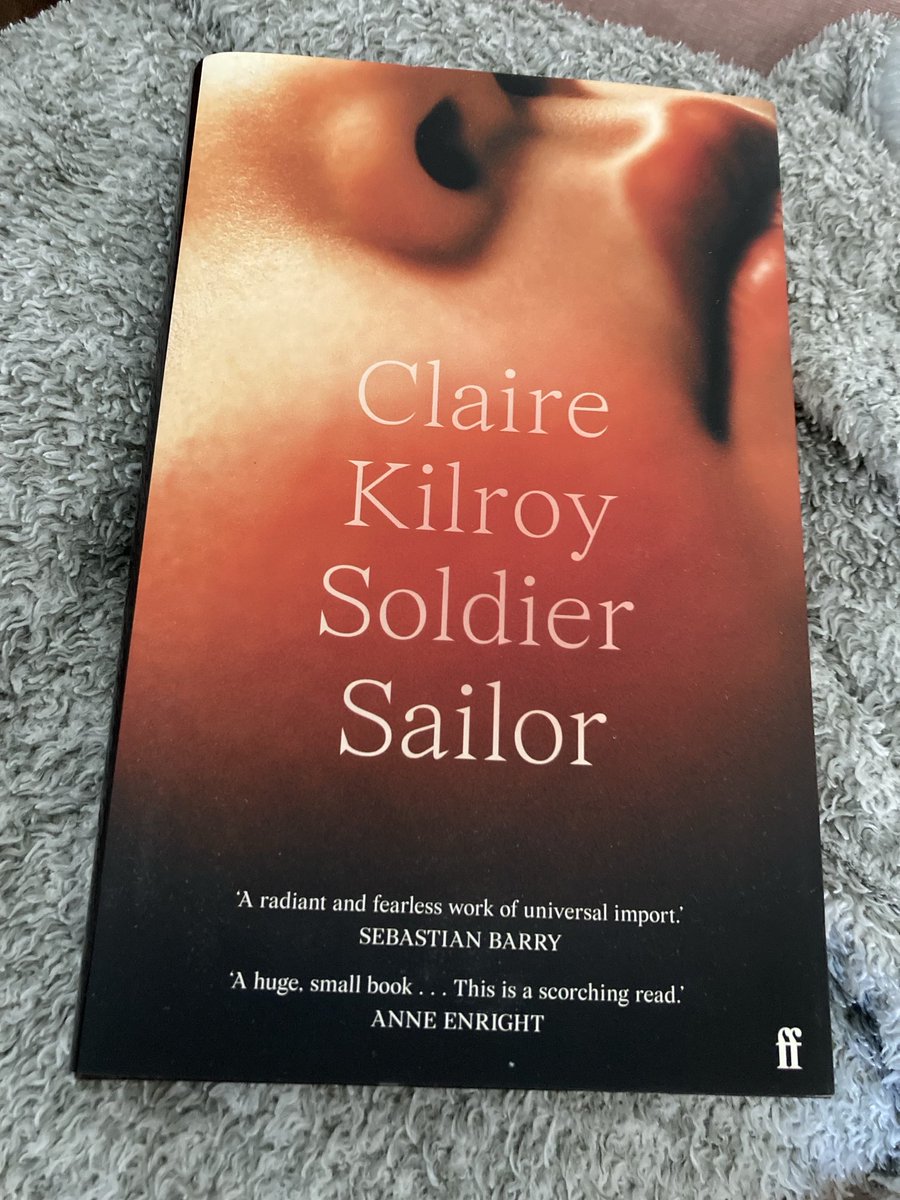 Purchased today! ⁦@FaberBooks⁩ ⁦@WomensPrize⁩ #SoldierSailor #ClaireKilroy (I know it’s out in paperback… but I desired the hardback)