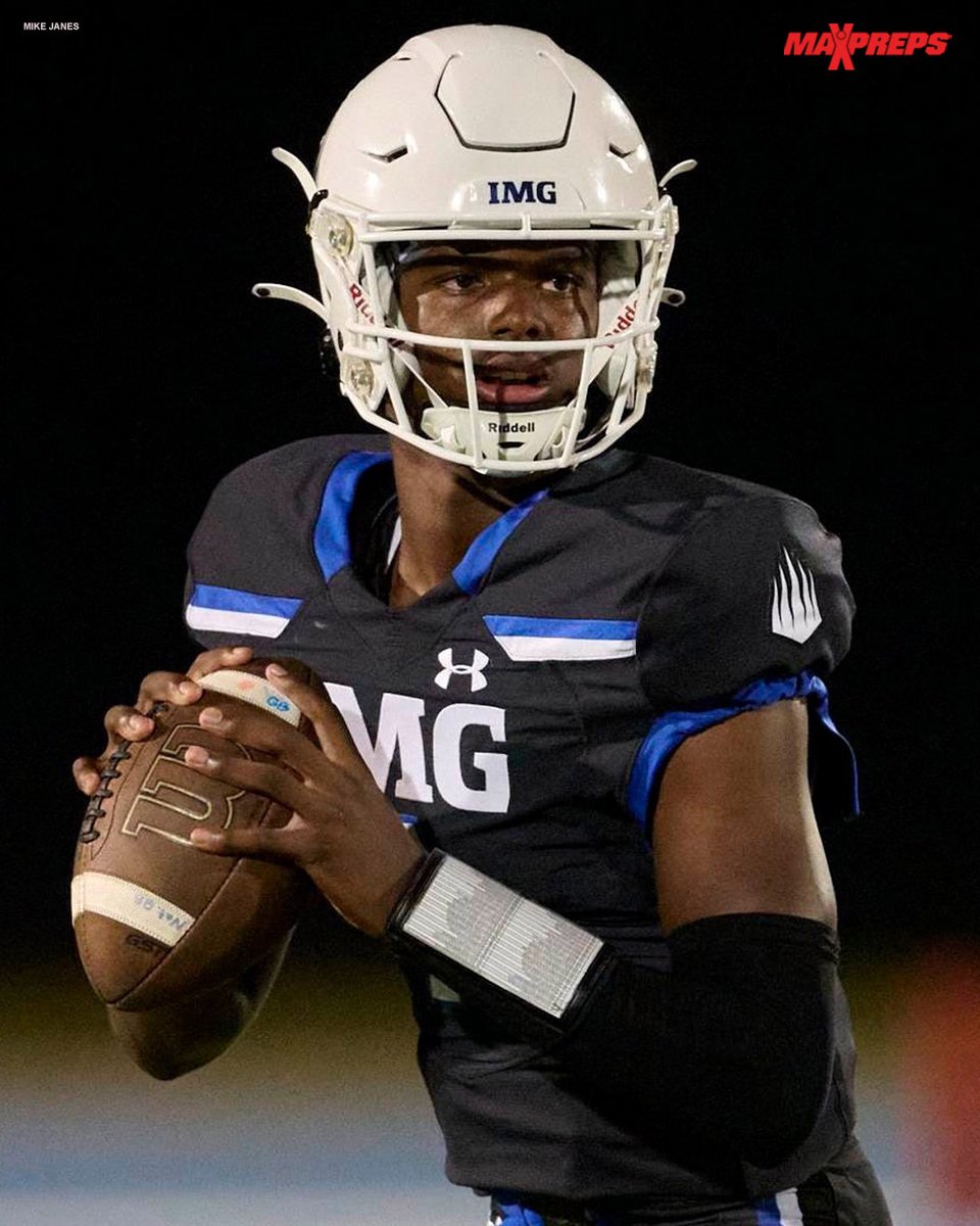 Class of 2028 quarterback Jayden Wade is next big star for IMG Academy. 🏈🔥 @LightsOutWade7 | @_thebillymiller FULL STORY ⬇️ maxpreps.com/news/M3fRrf-aq…