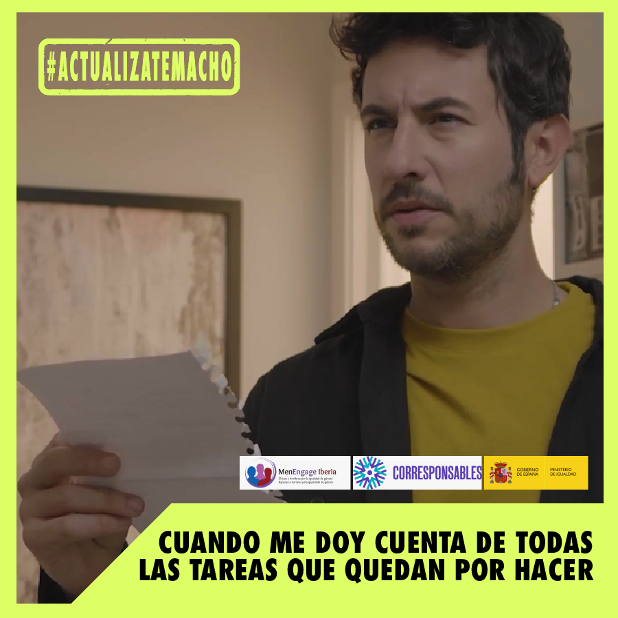 ahigefederal's tweet photo. 💡Estamos de acuerdo que las tareas de la casa hay que hacerlas de manera conjunta, pero además también hay que pensarlas, planificarlas y además elegir una fecha para hacerlas. 
👉#ActualízateMacho, la igualdad comienza en casa. @MenEngageIberia #Corresponsables https://t.co/0Eja2NI2vd