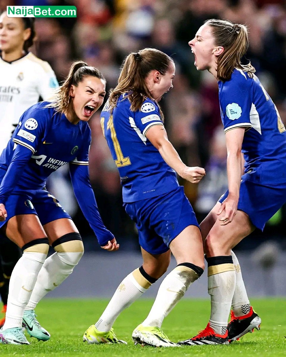 NaijaBet's tweet photo. Chelsea are undefeated in the UWCL 💯🔥
7️⃣ Matches
5️⃣ Wins
2️⃣ Draws
Spyro and Phyno Onana Femi Adebayo Lukaku Timini #Venomnetwork #Bridgescollapse #Dollar Brotherhood #verydarkman Mykhailo Mudryk Neymar Drogba City Hunter Chioma Bradley Sheraton hotel Emefiele #RHOLagos https://t.co/BTpo6AgzuF