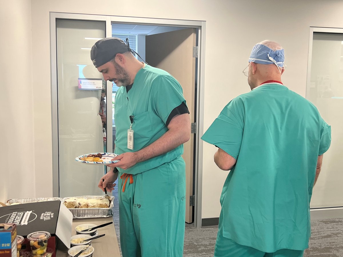 Doctor's Day Potluck celebrating our amazing @UNMC_NeuroSurg faculty & residents! Proud to work for the best! 👊#DoctorsDay @UNMCCOM @unmc @NebraskaMed