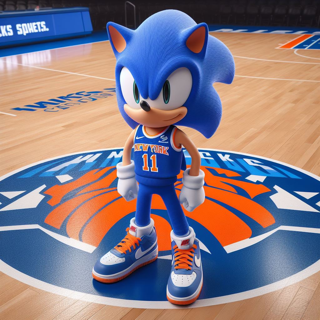 Knicksgalaxy93's tweet image. Shout out to @knickshomer for making knicks sonic 🔥 🔥