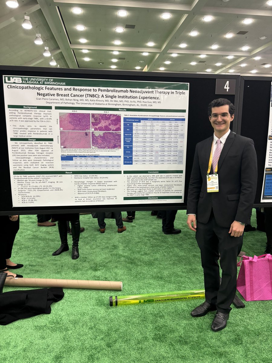 UABPathology's tweet photo. Just a few more photos from @UABPathology’s past couple of days @TheUSCAP’s #USCAP2024, including Drs. McCleskey and Magi-Galluzzi’s matching pathology Barbie moment, and presentations by Drs. Carames, McCleskey, Adekiitan, and Kaur. https://t.co/mihUd96J2c