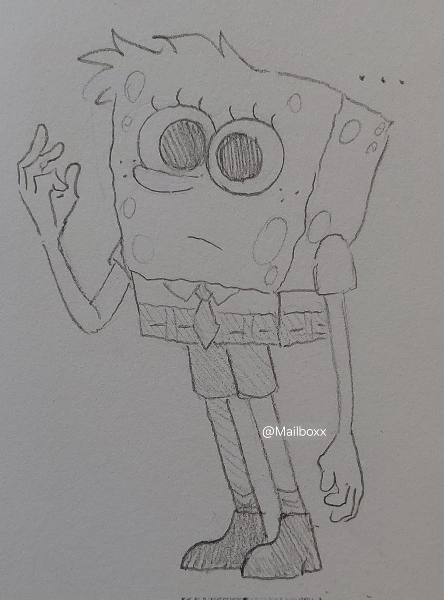 Hoopboxx's tweet photo. #spongebob #doodles because I'm bored #scribbles https://t.co/bQShiMxBtw