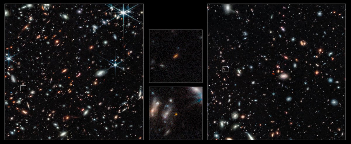 TheOpenUniverse's tweet photo. It’s July 2022, and JWST is now in full swing – its early images already captivating people the world over. In all this excitement, however, a team of astronomers is struck by one thing in particular… (1/3) https://t.co/IhUv4BG4qY