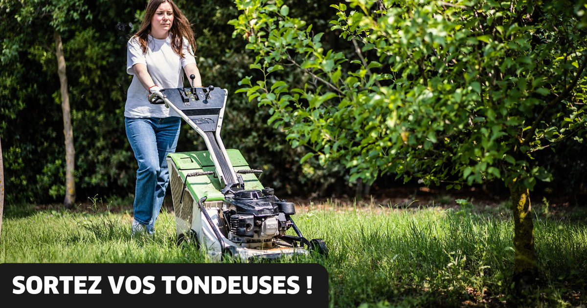 Sortez vos #tondeuses ⚙

Avec l'arrivée du printemps, il est temps de s'occuper de votre #tondeuse pour garantir des #pelouses bien entretenues :

🔪 Affûtez la lame de coupe
🔄 Changez l’huile du moteur
🧽 Nettoyez le filtre à air
⛽️ Faites le plein de carburant